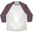 Virgin Teez  Baseball Tee Unisex Tri-Blend Baseball Tee / small / Oatmeal / Maroon DON'T TALK TO ME BEFORE I'VE DONE MY MORNING YOGA UNISEX TRI-BLEND BASEBALL TEE
