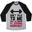 Virgin Teez  Baseball Tee Unisex Tri-Blend Baseball Tee / small / Athletic Gray / Black DON'T TALK TO ME UNTIL I'VE FINISHED MY MORNING WORKOUT UNISEX TRI-BLEND BASEBALL TEE