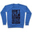 Virgin Teez  Pullover Crewneck Sweatshirt / x-small / Heathered Blue DON'T TELL ME TO CALM DOWN IT'S FOOTBALL SEASON CREWNECK SWEATSHIRT