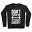 Virgin Teez  Pullover Crewneck Sweatshirt / x-small / Black DON'T TOUCH ME, I'M PROBABLY SWEATY CREWNECK SWEATSHIRT
