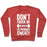 Virgin Teez  Pullover Crewneck Sweatshirt / x-small / Heathered Red DON'T TOUCH ME, I'M PROBABLY SWEATY CREWNECK SWEATSHIRT