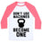 Virgin Teez  Baseball Tee Unisex Classic Baseball Tee / x-small / White/Neon Pink DON'T USE MACHINES. BECOME ONE. UNISEX CLASSIC BASEBALL TEE