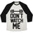 Virgin Teez  Baseball Tee Unisex Tri-Blend Baseball Tee / small / Oatmeal / Black DON'T WATCH ME LIFTING UNISEX TRI-BLEND BASEBALL TEE