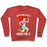 Virgin Teez  Pullover Crewneck Sweatshirt / x-small / Heathered Red DON'T WISH FOR IT WORK FOR IT CREWNECK SWEATSHIRT