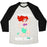 Virgin Teez  Baseball Tee Unisex Tri-Blend Baseball Tee / small / Oatmeal / Black DON'T WISH FOR IT WORK FOR IT UNISEX TRI-BLEND BASEBALL TEE