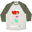 Virgin Teez  Baseball Tee Unisex Tri-Blend Baseball Tee / small / Oatmeal / Moss DON'T WISH FOR IT WORK FOR IT UNISEX TRI-BLEND BASEBALL TEE