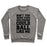 Virgin Teez  Pullover Crewneck Sweatshirt / x-small / Heathered Gray DON'T YOU WISH YOUR GIRLFRIEND COULD BALL LIKE ME CREWNECK SWEATSHIRT