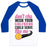 Virgin Teez  Baseball Tee Unisex Classic Baseball Tee / x-small / White/Blue DON'T YOU WISH YOUR GIRLFRIEND COULD SERVE LIKE ME UNISEX CLASSIC BASEBALL TEE