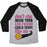 Virgin Teez  Baseball Tee Unisex Tri-Blend Baseball Tee / small / Athletic Gray / Black DON'T YOU WISH YOUR GIRLFRIEND COULD SERVE LIKE ME UNISEX TRI-BLEND BASEBALL TEE