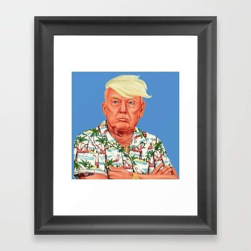 Deny Designs Framed Art Prints 8" x 11" / Black Donald Trump Frame