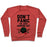 Virgin Teez  Pullover Crewneck Sweatshirt / x-small / Heathered Red DONT PANIC (I'M JUST WORKING OUT) CREWNECK SWEATSHIRT