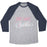 Virgin Teez  Baseball Tee Unisex Tri-Blend Baseball Tee / small / Athletic Gray / Navy DONT SWEAT, SPARKLE (DARK TANK) UNISEX TRI-BLEND BASEBALL TEE