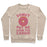 Virgin Teez  Pullover Crewneck Sweatshirt / x-small / Heathered Oatmeal DONUT PUT ME DOWN FOR CARDIO CREWNECK SWEATSHIRT