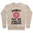 Virgin Teez  Pullover Crewneck Sweatshirt / x-small / Heathered Oatmeal DONUT PUT ME DOWN FOR CARDIO CREWNECK SWEATSHIRT