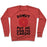 Virgin Teez  Pullover Crewneck Sweatshirt / x-small / Heathered Red DONUT PUT ME DOWN FOR CARDIO CREWNECK SWEATSHIRT