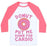 Virgin Teez  Baseball Tee Unisex Classic Baseball Tee / x-small / White/Neon Pink DONUT PUT ME DOWN FOR CARDIO UNISEX CLASSIC BASEBALL TEE