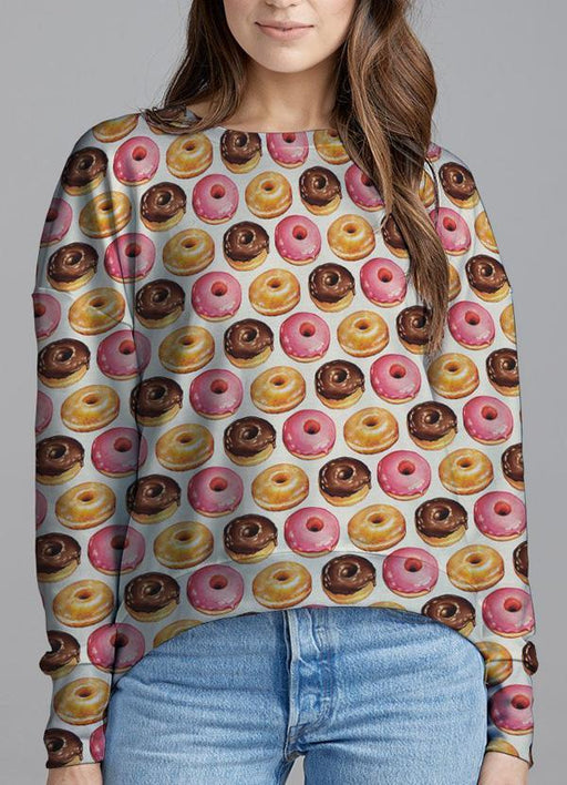 Virgin Teez Sweat Shirt Donuts Sweat Shirt