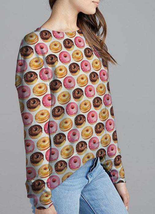 Virgin Teez Sweat Shirt Donuts Sweat Shirt