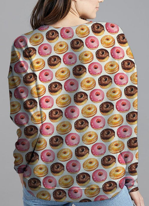 Virgin Teez Sweat Shirt Donuts Sweat Shirt