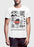big bang theory T-SHIRT Small / White Doodle Printed Tshirt