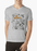Virgin Teez T-shirt SMALL / Gray DOODLE V-Neck T-shirt