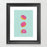 Deny Designs Framed Art Prints 8" x 11" / Black Doughnuts Frame