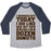 Virgin Teez  Baseball Tee Unisex Tri-Blend Baseball Tee / small / Athletic Gray / Navy DOZEN DONUT WORKOUT UNISEX TRI-BLEND BASEBALL TEE