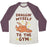 Virgin Teez  Baseball Tee Unisex Tri-Blend Baseball Tee / small / Oatmeal / Maroon DRAGGIN' MYSELF TO THE GYM UNISEX TRI-BLEND BASEBALL TEE