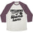 Virgin Teez  Baseball Tee Unisex Tri-Blend Baseball Tee / small / Oatmeal / Maroon DREAMING OF HOME RUNS UNISEX TRI-BLEND BASEBALL TEE