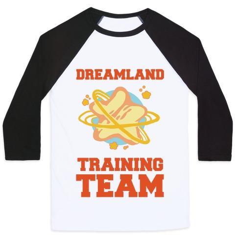 Virgin Teez  Baseball Tee Unisex Classic Baseball Tee / x-small / White/Black DREAMLAND FITNESS TEAM UNISEX CLASSIC BASEBALL TEE