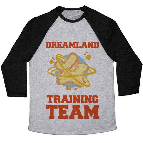 Virgin Teez  Baseball Tee Unisex Tri-Blend Baseball Tee / small / Athletic Gray / Black DREAMLAND FITNESS TEAM UNISEX TRI-BLEND BASEBALL TEE