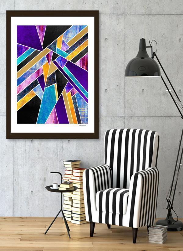 LUVD Framed Art Prints 8" x 11" / Black Dreams  Frame