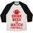 Virgin Teez  Baseball Tee Unisex Tri-Blend Baseball Tee / small / Oatmeal / Black DRINK BEER AND WATCH FOOTBALL UNISEX TRI-BLEND BASEBALL TEE