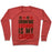Virgin Teez  Pullover Crewneck Sweatshirt / x-small / Heathered Red DRINKING EGGNOG IS MY CARDIO CREWNECK SWEATSHIRT