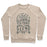 Virgin Teez  Pullover Crewneck Sweatshirt / x-small / Heathered Oatmeal DROP AND GIVE ME ZEN CREWNECK SWEATSHIRT