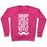 Virgin Teez  Pullover Crewneck Sweatshirt / x-small / Deep Pink DROP LIKE A BUTTERFLY, BLOCK LIKE A BEAST CREWNECK SWEATSHIRT