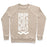 Virgin Teez  Pullover Crewneck Sweatshirt / x-small / Heathered Oatmeal DROP LIKE A BUTTERFLY, BLOCK LIKE A BEAST CREWNECK SWEATSHIRT