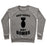 Virgin Teez  Pullover Crewneck Sweatshirt / x-small / Heathered Gray DROP SQUATS NOT BOMBS CREWNECK SWEATSHIRT