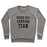 Virgin Teez  Pullover Crewneck Sweatshirt / x-small / Heathered Gray DRUNK GIRL RUNNING TEAM CREWNECK SWEATSHIRT