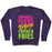 Virgin Teez  Pullover Crewneck Sweatshirt / x-small / Purple DUMBBELL FLYES BEFORE FRENCH FRIES CREWNECK SWEATSHIRT