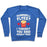 Virgin Teez  Pullover Crewneck Sweatshirt / x-small / Heathered Blue DUMBBELL FLYES I THOUGHT YOU SAID DOUBLE FRIES CREWNECK SWEATSHIRT