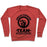 Virgin Teez  Pullover Crewneck Sweatshirt / x-small / Heathered Red DWARF RUNNING TEAM CREWNECK SWEATSHIRT