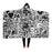 Abstract Pattren Hooded Blanket
