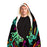 Abstract Pattren Hooded Blanket