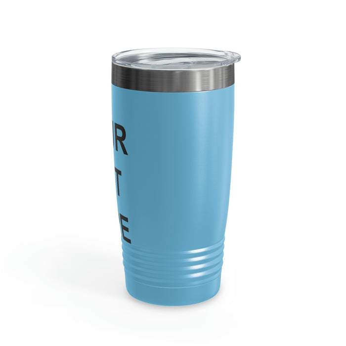 Custom Logo Tumbler, Team Logo Here Tumbler, Personalized Tumbler, Text on a Tumbler, Your Business Logo or Brand Logo Ringneck Tumbler, 20oz