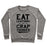 Virgin Teez  Pullover Crewneck Sweatshirt / x-small / Heathered Gray EAT LIGHTNING AND CRAP THUNDER CREWNECK SWEATSHIRT