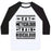 Virgin Teez  Baseball Tee Unisex Classic Baseball Tee / x-small / White/Black EAT METICULOUS TRAIN RIDICULOUS UNISEX CLASSIC BASEBALL TEE