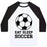 Virgin Teez  Baseball Tee Unisex Classic Baseball Tee / x-small / White/Black EAT SLEEP SOCCER UNISEX CLASSIC BASEBALL TEE