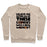 Virgin Teez  Pullover Crewneck Sweatshirt / x-small / Heathered Oatmeal EATING ALL OF THESE COOKIES WAS A REAL WORKOUT CREWNECK SWEATSHIRT