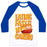Virgin Teez  Baseball Tee Unisex Classic Baseball Tee / x-small / White/Blue EATING FAST IS MY CARDIO UNISEX CLASSIC BASEBALL TEE